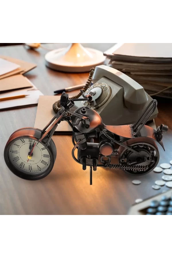Metal Motosiklet Saat