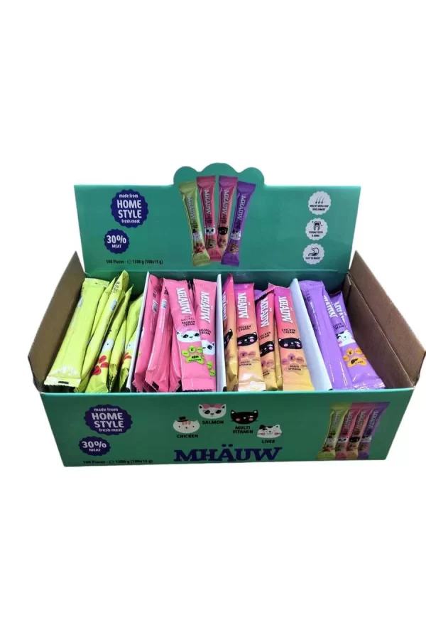 Mhauw Karışık Kedi Ödül Çeşitleri  15 Gr ( 1 Adet )