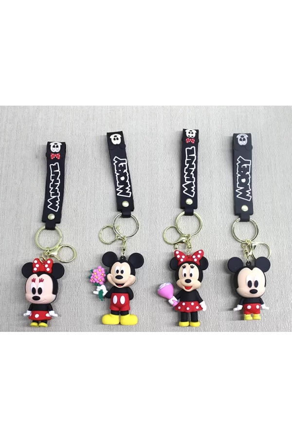 Mickey - Minnie Mouse Silikon Anahtarlık