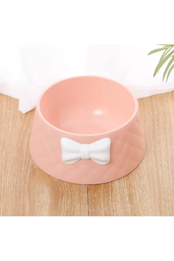 Mikopet Şık Desenli Fiyonklu Mama Kabı