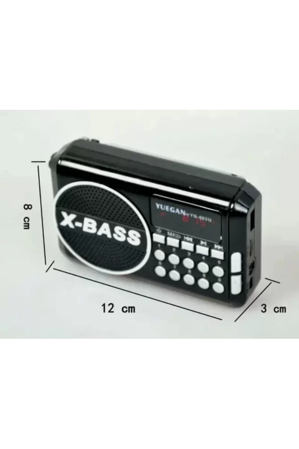 Mini Cep Fm Radyo Dijital Göstergeli  Jtec Şarjlı
