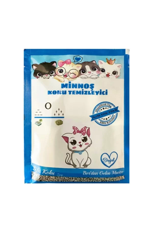 Minnoş Kedi Kumu Koku Temizleyici 25 gr Sıfır Koku