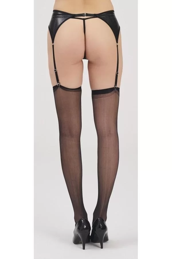 Luz&Pos 3219 SİYAH JARTİYER STRING TAKIM
