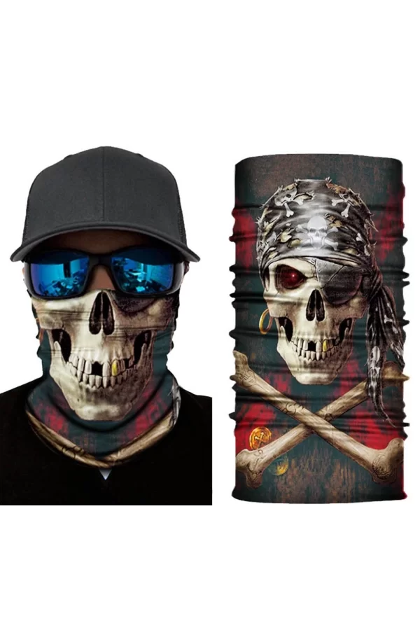 Motorcu Boyunluk Baf Buff Bandana 25x48 Cm Model 2