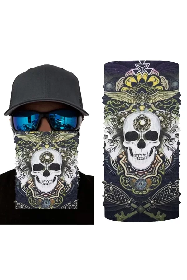 Motorcu Boyunluk Baf Buff Bandana 25x48 Cm Model 3