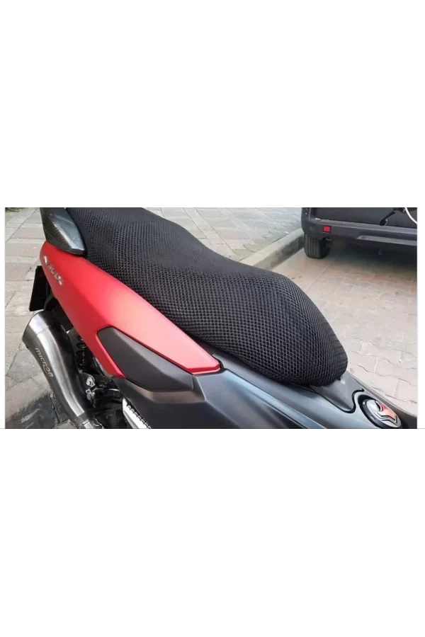 Luz&Pos Motorsiklet Sele Koltuk Kılıfı Fileli - Siyah