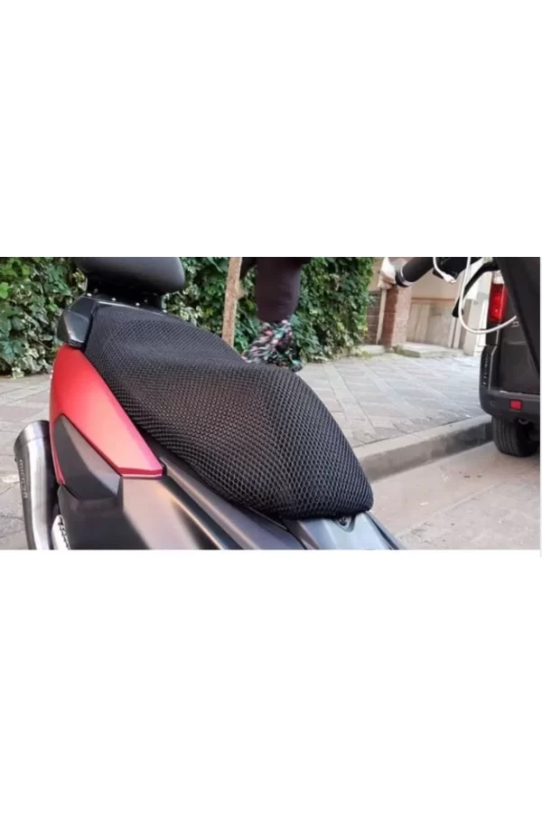 Luz&Pos Motorsiklet Sele Koltuk Kılıfı Fileli - Siyah