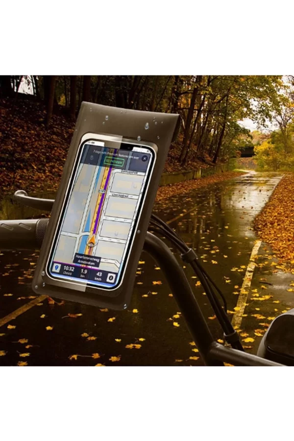 Motosiklet Bisiklet 360° Döndürülebilir Su Geçirmez Telefon Kılıfı Telefon Tutucu 4’’-7.2 İnç