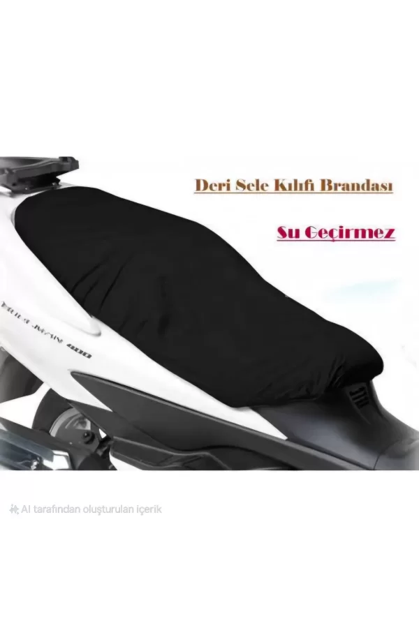Luz&Pos Motosiklet Sele Koruyucu Branda - Sele Örtüsü - Sele Brandası - Siyah