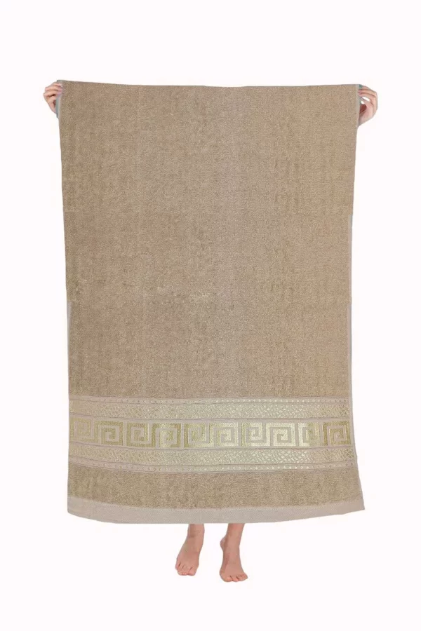 Nayra &#37;100 Pamuklu Banyo Havlusu 70x140 Cm Bej