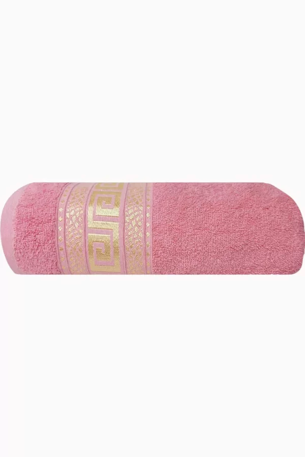 Nayra &#37;100 Pamuklu Banyo Havlusu 70x140 Cm Pembe