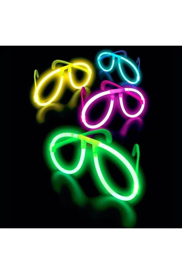 Neon Glow Fosfor Gözlük – Festival  Parti (1239li Set)