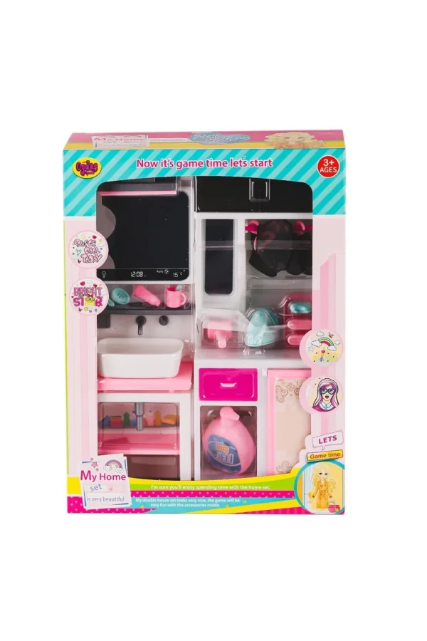 Nessiworld  02383 Lavabo ve Ütü Masası Oyun Seti -Oydaş Oyuncak