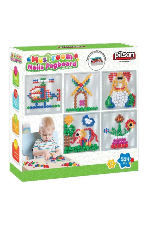 Nessiworld 03 333 EĞİTİCİ MANTAR VE DÜĞMELER 514 PARÇA
