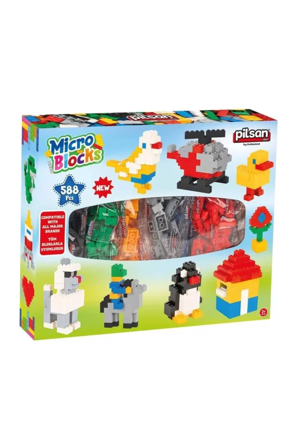 Nessiworld  03 492 Pilsan Mikro Bloklar 588 Parça Kutulu