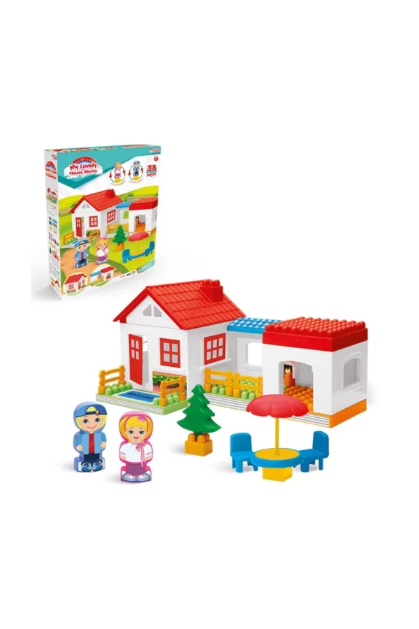 Nessiworld  03135 Tek Katlı Ev Blokları 36 Parça -Dede