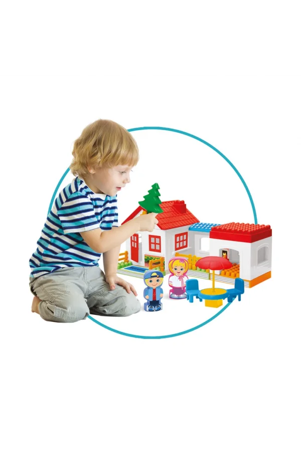 Nessiworld  03135 Tek Katlı Ev Blokları 36 Parça -Dede