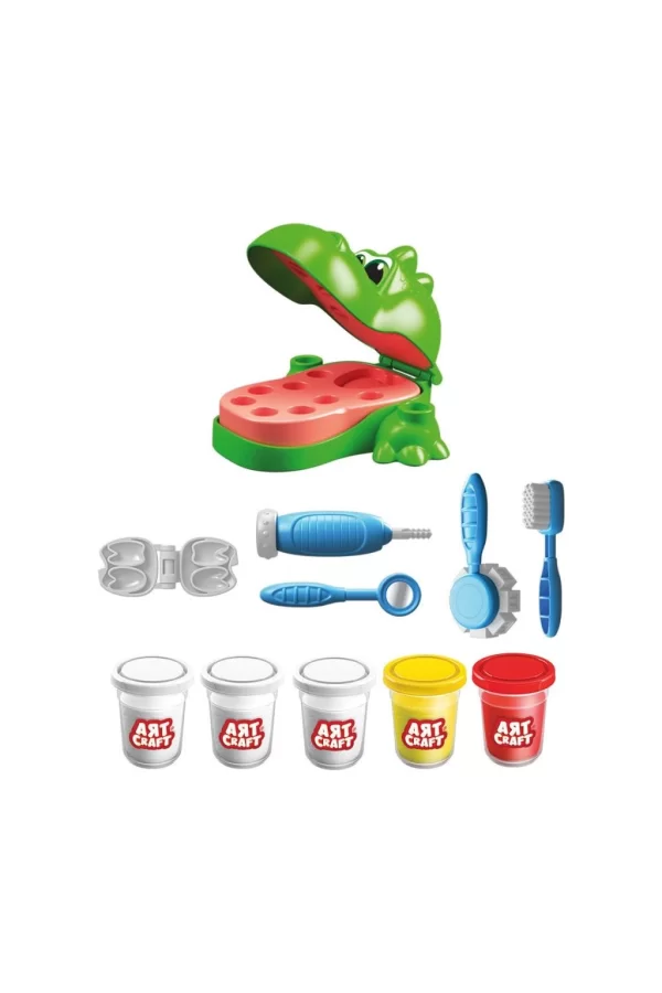 Nessiworld 03677 DİNO DİŞÇİ HAMUR SET