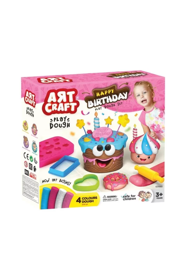 Nessiworld 03683 Art Craft Doğum Günü Hamur Set 200 gr