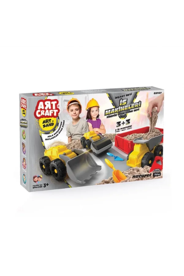 Nessiworld  03727 İş Makineleri Kum Seti 750 gr -Dede