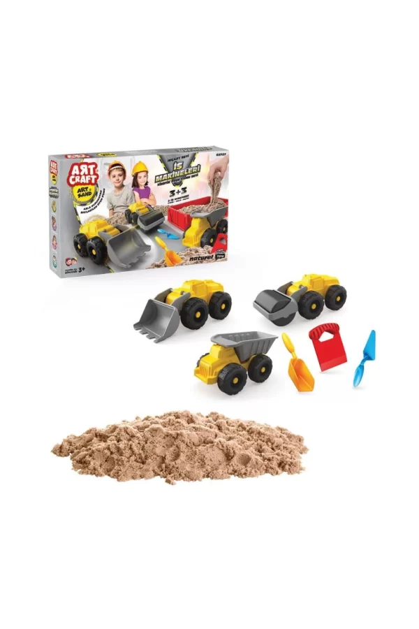 Nessiworld  03727 İş Makineleri Kum Seti 750 gr -Dede