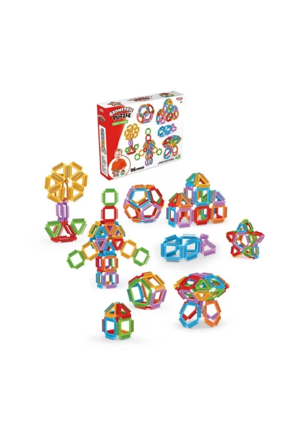 Nessiworld 03895 Geometrik Puzzle 96 Parça -Dede