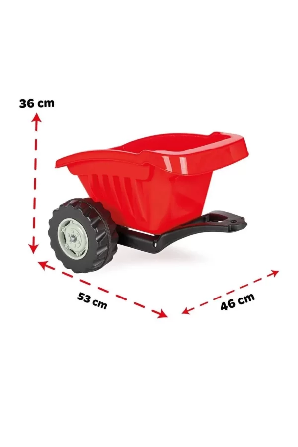 Nessiworld  07 317 Active Traktör Römork Kırmızı -Pilsan Oyuncak