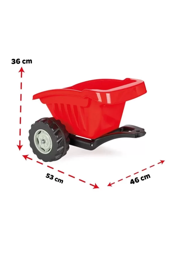 Nessiworld  07 317 Active Traktör Römork Kırmızı -Pilsan Oyuncak