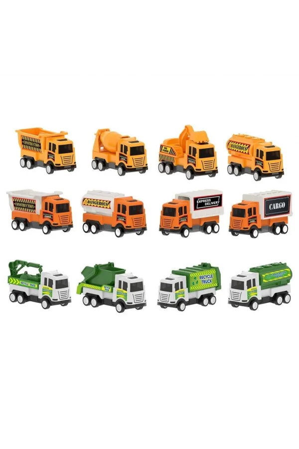Nessiworld  07 628 Pilsan Çek Bırak Mini Kamyonlar İş Serisi (Adet)