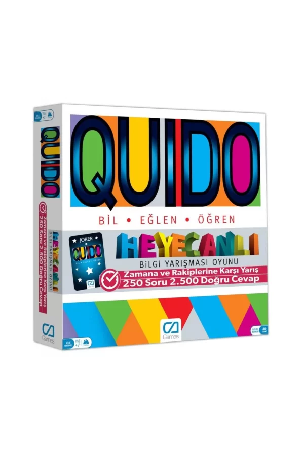 Nessiworld 078 CAOYN-5046 Quido Board Game -CA Games