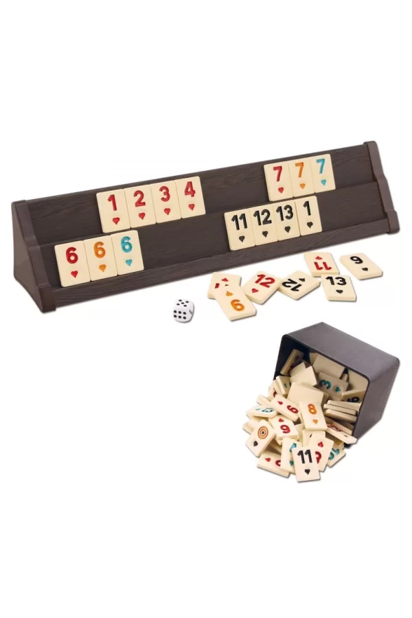 Nessiworld 1010464 VİP Ahşap Okey Takımı Açık Renk ,Star okey