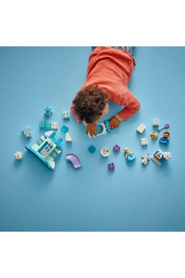 Nessiworld 10455 Lego Duplo Anna ve Elsanın Karlar Ülkesi Şato Partisi 54 parça +2 yaş