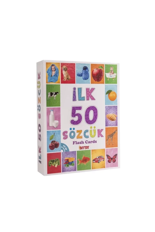 Nessiworld 1161  Flash Cards  İlk 50 Sözcük -DıyToy