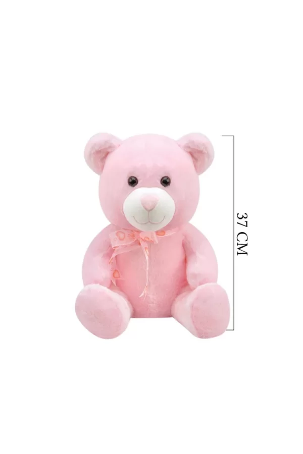 Nessiworld 1178P Selay, Oturan Ayı 37 cm Pembe