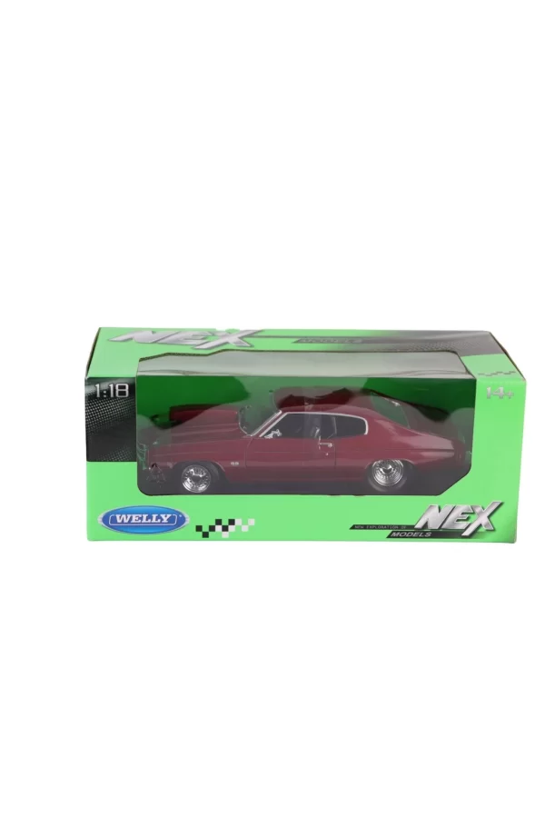 Nessiworld 12537 WELLY 1 18 1970 CHEVROLET CHEVELLE