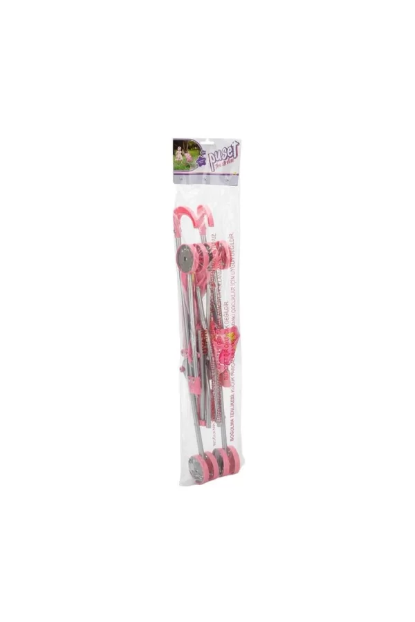Nessiworld 13001 Katlanır Metal Baston Oyuncak Puset Çilek Desenli