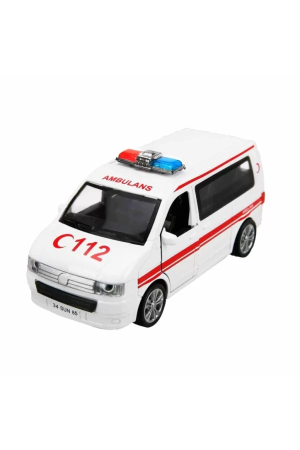 Nessiworld 1606 1:32 Sesli ve Işıklı Şehir Kurtarma Araçları 13 cm -Sunman