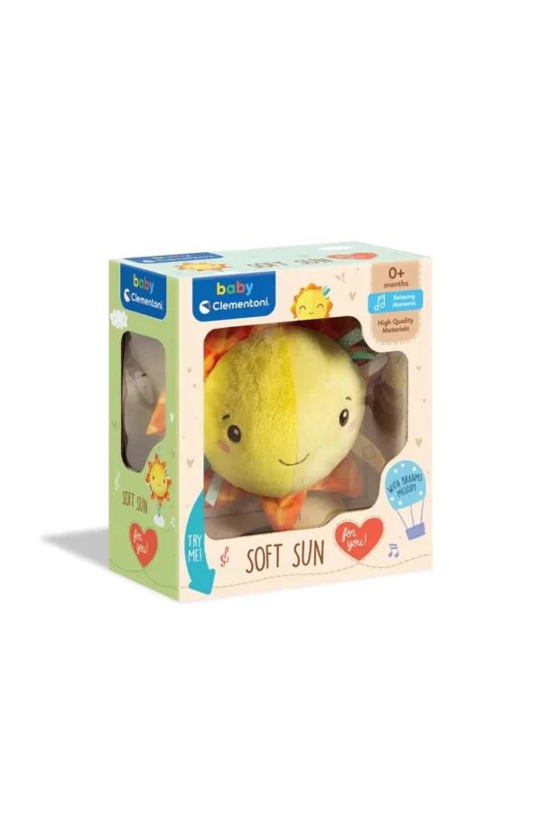 Nessiworld  17795 Baby Clementoni - Müzikli Pelüş Güneş