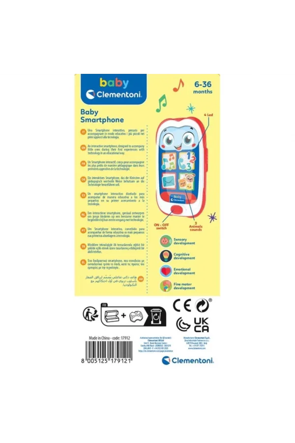 Nessiworld  17912 Baby Clementoni - Bebek Telefonu