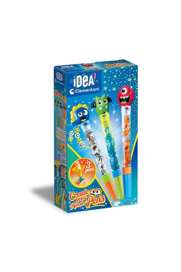 Nessiworld  18828 Idea Clemetoni - Mini Kalem Laboratuvarı - Canavarlar