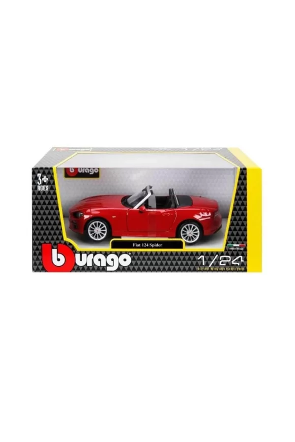 Nessiworld  21083 Burago 1:24 Fiat 124 Spider Model Araba