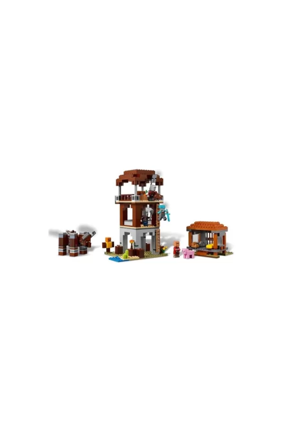 Nessiworld 21278 Lego Minecraft Pillager Karakolu ve Ravager 665 parça +9 yaş
