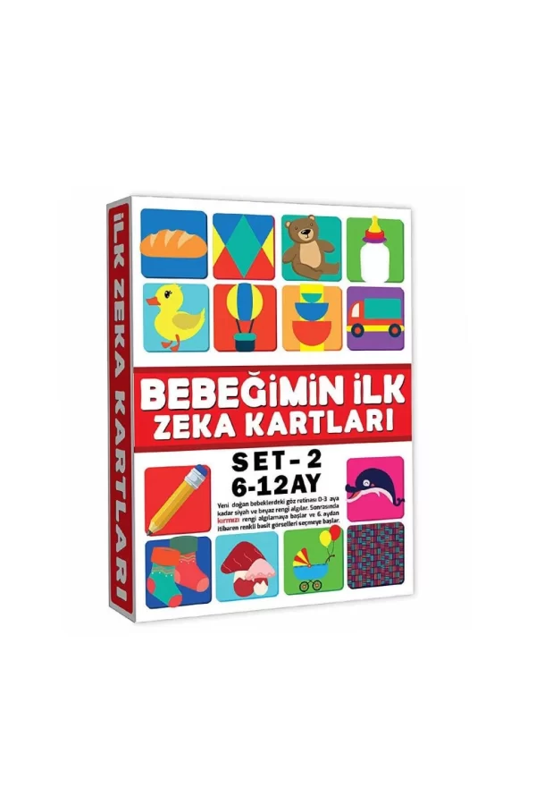 Nessiworld  2205 Eğitici Kartlar 6-12 Ay Zeka Kartları -Dıytoys
