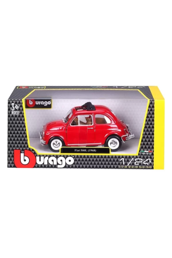 Nessiworld  22099 Burago Fiat 500L 168 Kırmızı 1:24 -Sunman