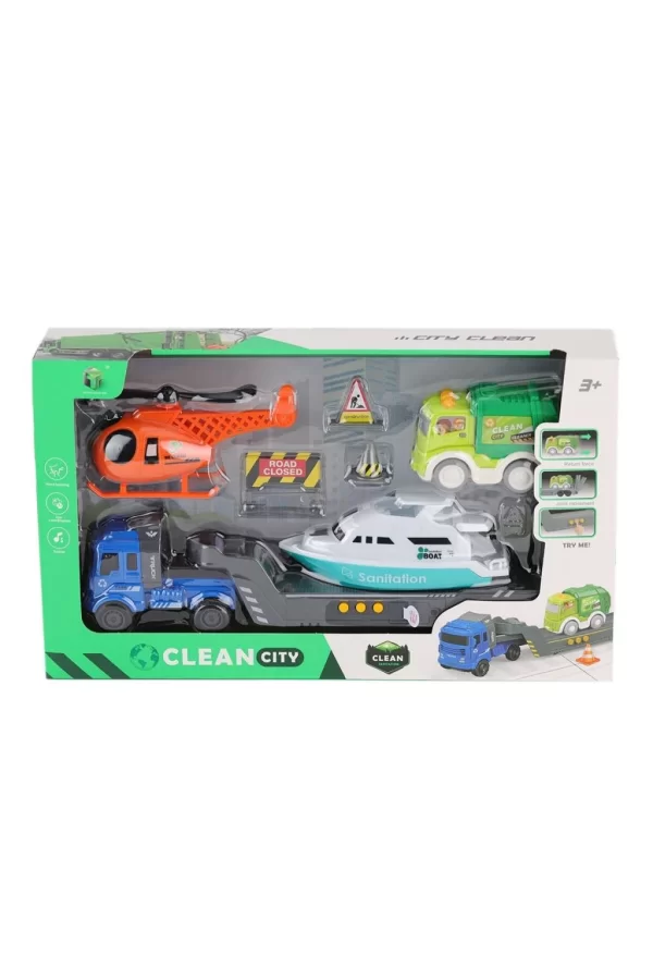 Nessiworld 2630-3 Kutulu 4 araçlı Taşıyıcı Tır Set