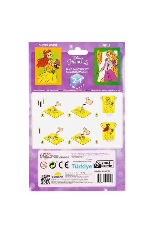 Nessiworld  2in1 Disney Princess Kum Boyama Seti