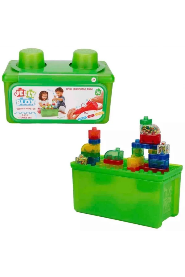 Nessiworld  2in1 Jelly Blox Saklama Kutulu Blok Seti 30 Parça