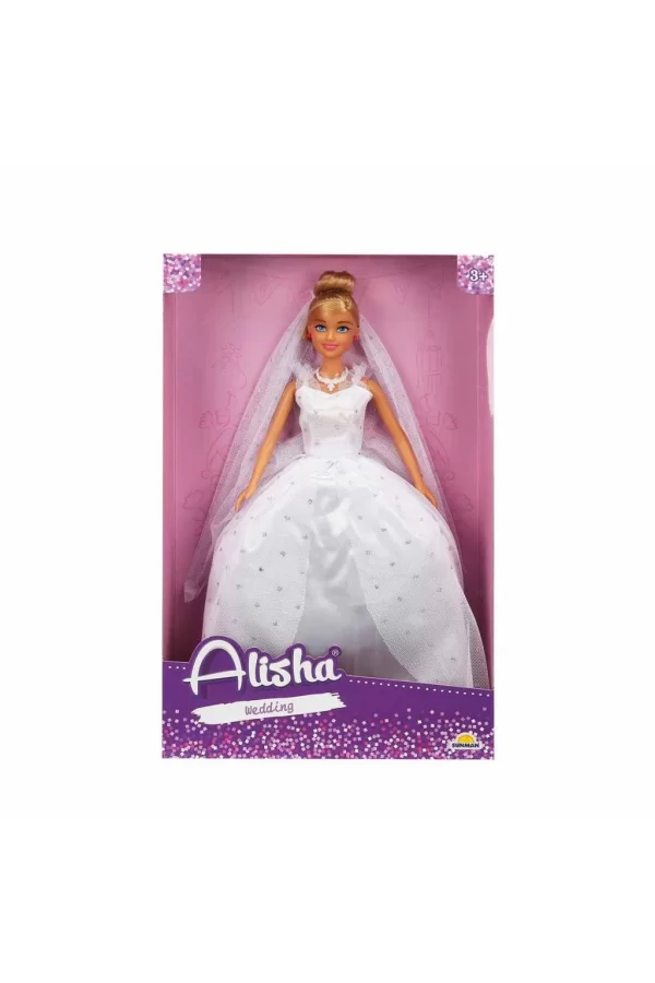 Nessiworld 3381 SUN-RST-SIS-Gelinlikli Manken Bebek Alisha 29 cm - Sunman