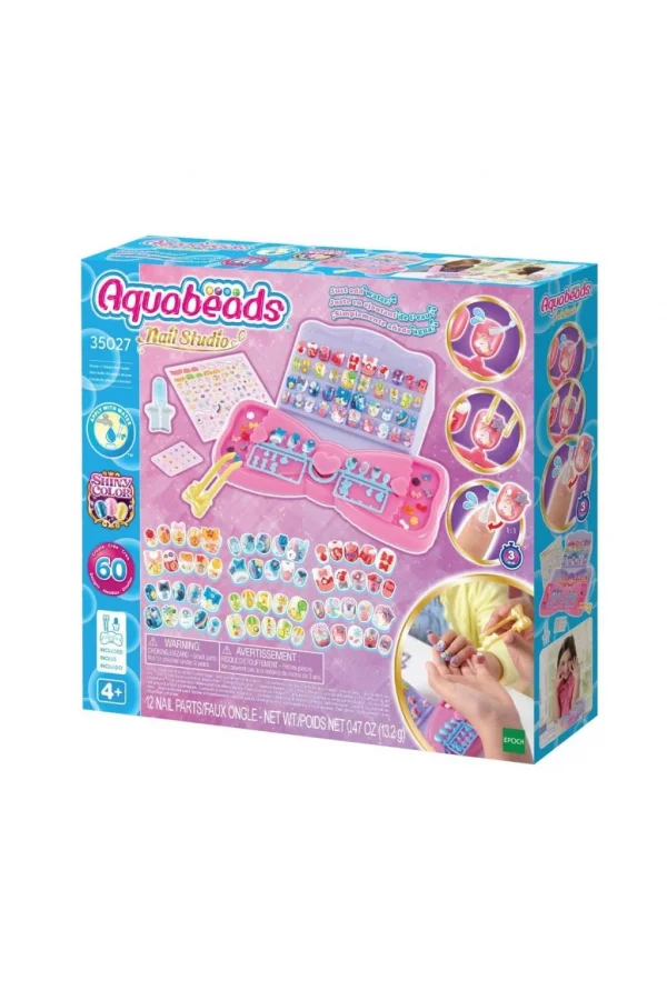 Nessiworld  35027 AquaBeads Tasarla ve Sergile Tırnak Atölyesi +4 yaş