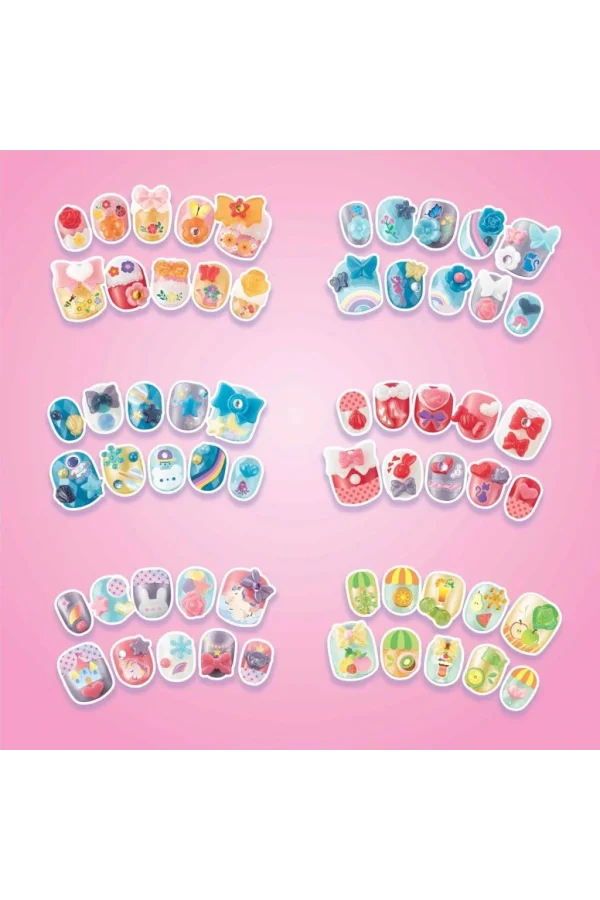 Nessiworld  35027 AquaBeads Tasarla ve Sergile Tırnak Atölyesi +4 yaş